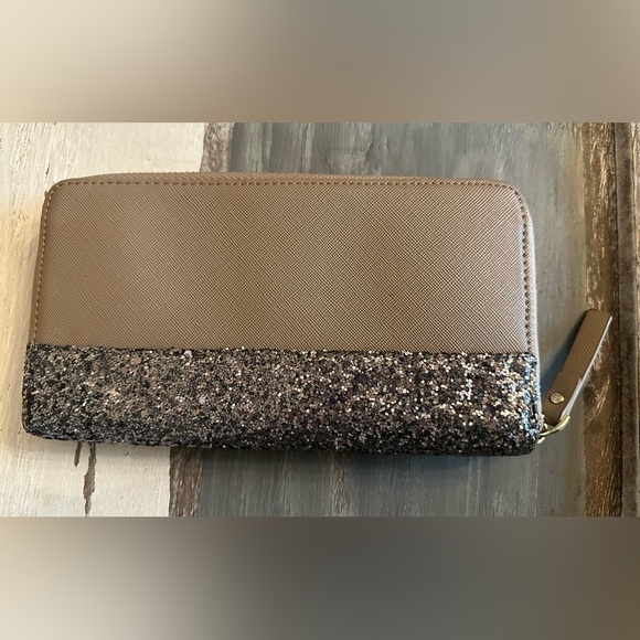 Kate Spade Greta Court Glitter Ina Satchel with wallet - Picture 3 of 13